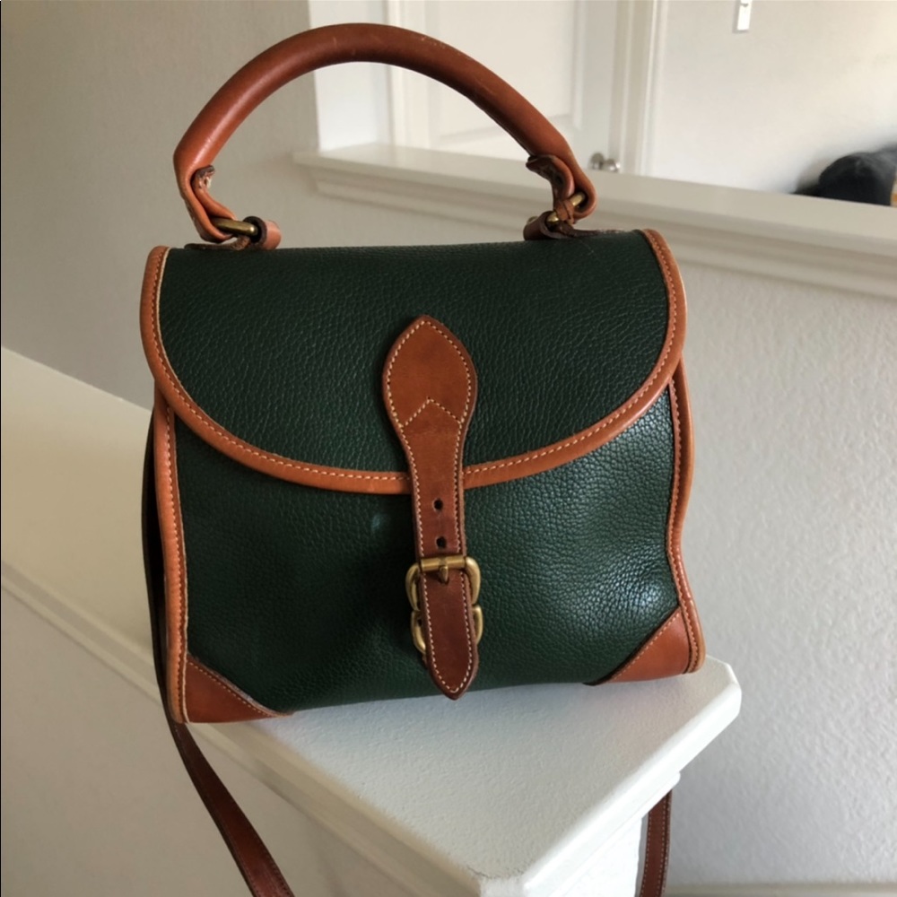 Dooney and Burke Hunter green purse